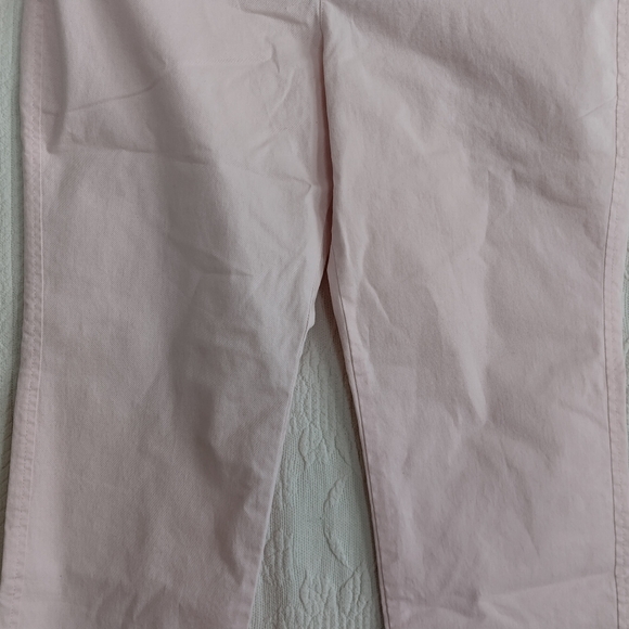 Old Navy Pastel Pink Ankle Jeans Cropped Spring Femme Barbie Doll NWT Mid Size - Picture 3 of 13